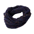 Lady′s Twist Pattern Knitted Winter Circle Loop Scarf Snood (SK109)